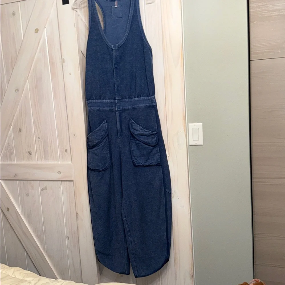 FP Movement by Free People Navy Blue Romper Jumpsuit - Picture 8 of 12